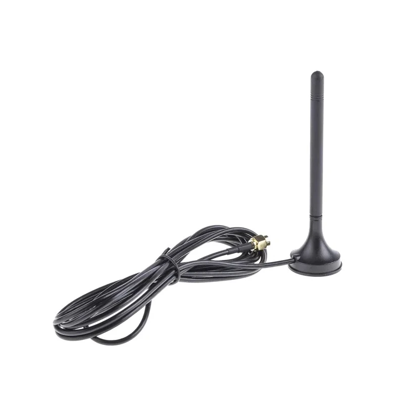 RF Solutions Stubby Omni-Directional GSM Quad-Band Antenna 850-2220MHz Magnetic Mount SMA Male Connector ANT-GSMSTUB4