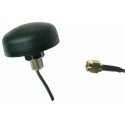 RF Solutions Dome GPS Antenna with SMA Connector, Low Noise Amplifier, 27dBi Gain, 1574.42–1575.42MHz ANT-GPSPUKS