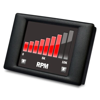 Lascar PanelPilot Digital Panel Multifunction Meter Voltage Measurement 46mm x 74mm 2.4" TFT USB Programmable SGD 24-M