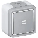 Legrand PlexoTM Series Push Button Switch Momentary Wall Mount SPST 10A IP55 250V AC 0 697 23