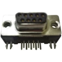 Amphenol Communications Solutions 25 Way Right Angle 2.76 mm Pitch Through Hole D-Sub Connector Female with 4 to 40 FCE17