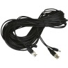 ABUS Security-Center Polyethylene Polyvinyl Chloride Coaxial Cable 20m 12V DC TVAC40120