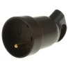Legrand 16A 250V France Mains Connector Black Cable Polymer Screw 0 504 29