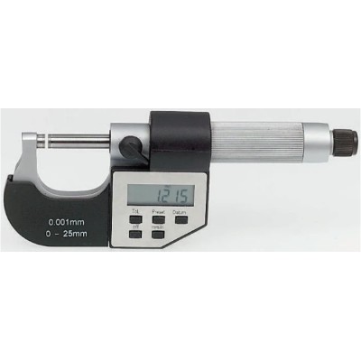 RS PRO External Micrometre, Battery Operated, Imperial & Metric, 0–25 mm Measurement Range 705-1216