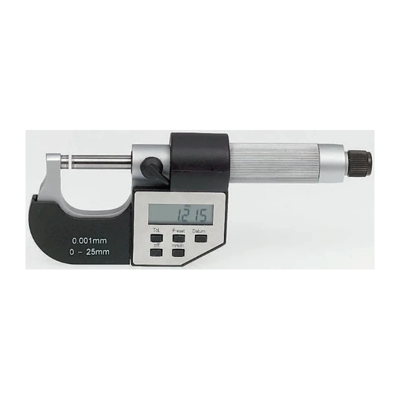 RS PRO External Micrometre, Battery Operated, Imperial & Metric, 0–25 mm Measurement Range 705-1216