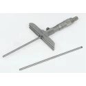 RS PRO Depth Gauge Micrometre 25 mm Range, Metric, Accuracy 0.004 mm Satin Chrome Finish 705-1244