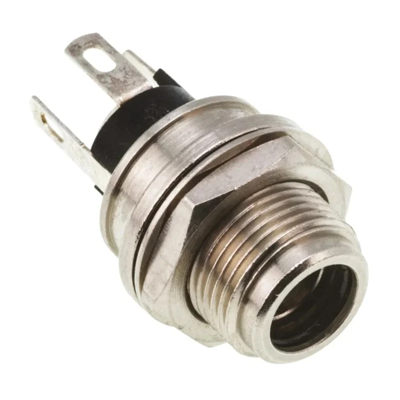 Switchcraft Straight DC Socket 5A, 30V, Panel Mount, Length 26.3 mm, Silver Contact, IP68 L712AS