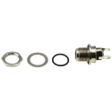 Switchcraft Straight DC Socket 5A, 30V, Panel Mount, Length 26.3 mm, Silver Contact, IP68 L712AS