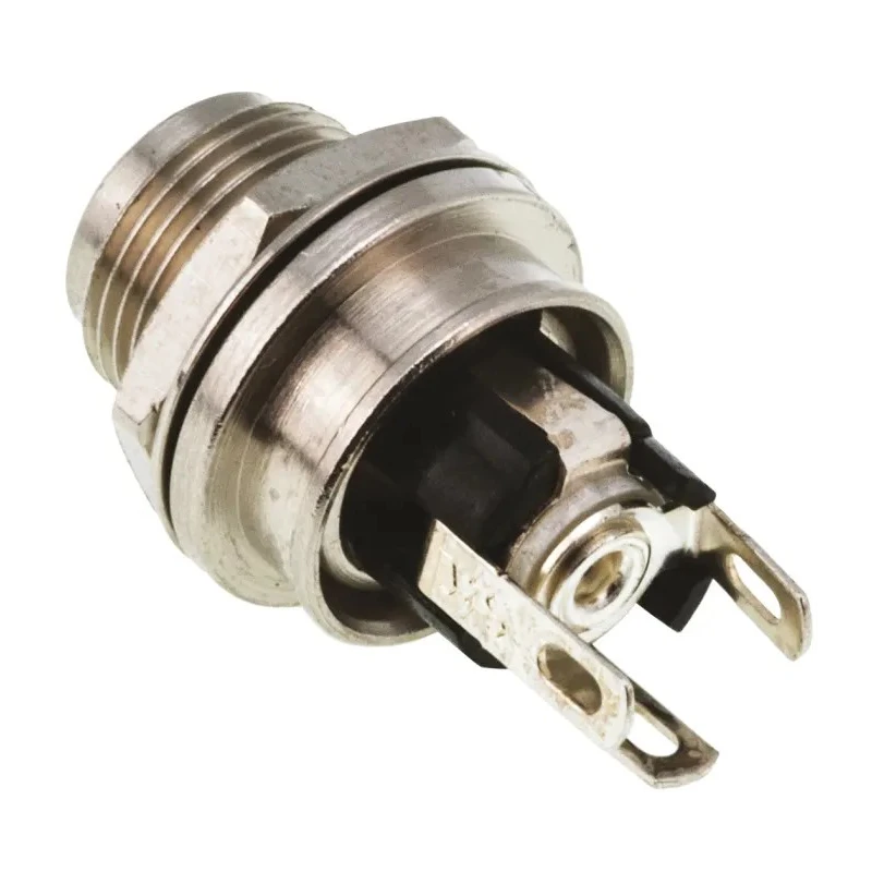 Switchcraft Straight DC Socket 5A, 30V, Panel Mount, Length 26.3 mm, Silver Contact, IP68 L712AS