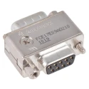Amphenol Communications Solutions D-Sub Adapter 9-Way D-Sub Male to Female Straight Through Hole FCE17-E09AD-210