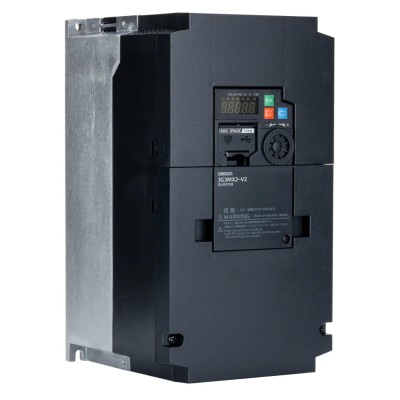 Omron 5.5 kW 3 Phase Inverter Drive 3G3MX2 Series 400V AC Vector Control 17.5 A 3G3MX2-A4055-EV2
