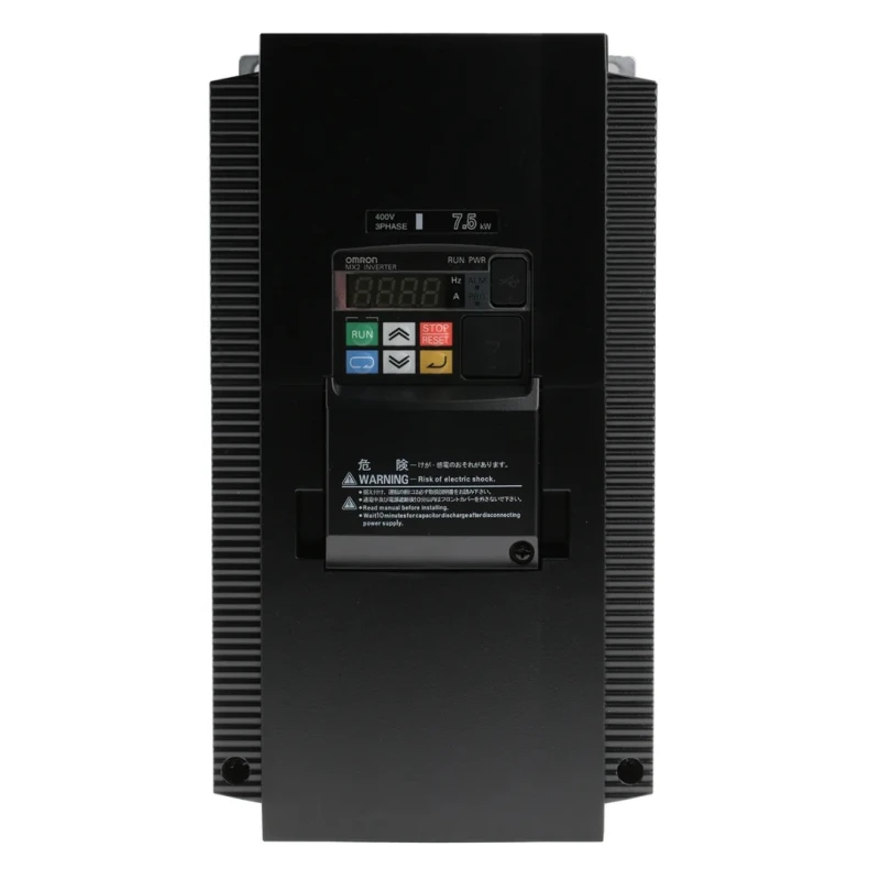 Omron 7.5 kW 3 Phase Inverter Drive 400V AC 17.5 A Vector Control 3G3MX2-A4075-EV2