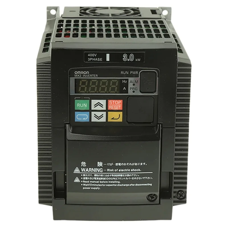 Omron Inverter Drive, 3 kW, 3 Phase, 400V AC Supply Voltage, 8.8A Output Current, Panel Mount, IP20, 3G3MX2-A4030-EV2