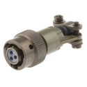 Souriau Sunbank by Eaton Copper Alloy Straight 3 Way Cable MIL Spec Circular Connector Male Female Contacts 85106EC833S50