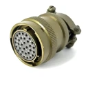 Souriau Sunbank by Eaton MIL Spec Circular Connector Copper Alloy Straight 32 Way Cable 7.5A 500V IP65 85106EC1832S50