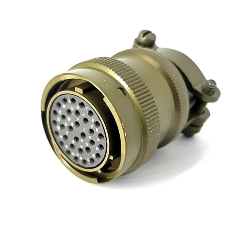 Souriau Sunbank by Eaton MIL Spec Circular Connector Copper Alloy Straight 32 Way Cable 7.5A 500V IP65 85106EC1832S50