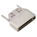 Amphenol Communications Solutions Die Cast Zinc Straight D-Sub Backshell 25 Way Strain Relief 8655MH2511LF