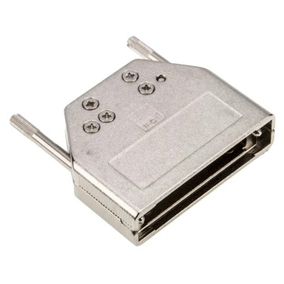 Amphenol Communications Solutions Die Cast Zinc Straight D-Sub Backshell 25 Way Strain Relief 8655MH2511LF