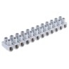 Legrand Non-Fused Terminal Block 12-Way 16mm² Wire 50A Screw 380V Polypropylene Body 0 342 33