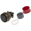 Souriau Sunbank by Eaton Copper Alloy Straight 41 Way Cable MIL Spec Circular Connector Male Female 500V 7.5A 85106EC2041S50