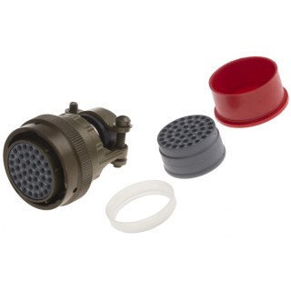Souriau Sunbank by Eaton Copper Alloy Straight 41 Way Cable MIL Spec Circular Connector Male Female 500V 7.5A 85106EC2041S50