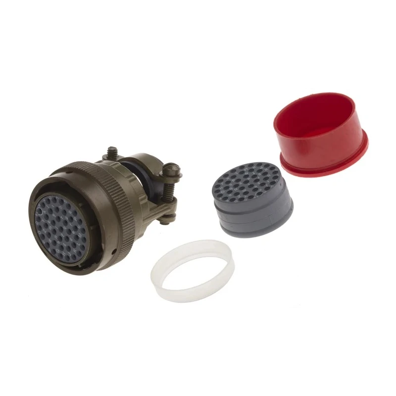 Souriau Sunbank by Eaton Copper Alloy Straight 41 Way Cable MIL Spec Circular Connector Male Female 500V 7.5A 85106EC2041S50