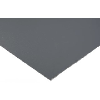 RS PRO Grey PVC Plastic Sheet 1 m x 1 m x 12 mm Flame Resistant Material 704-8217