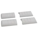CAMDENBOSS Grip Case Series Polypropylene Grey Grip Cover for Use with 66 Series CHH66C2GY