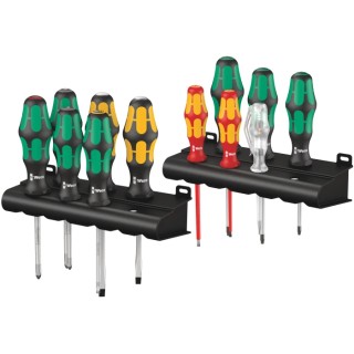 Wera Phillips, Pozidriv, Slotted, Torx Screwdriver Set, 12-Piece, VDE Approved 05051011001