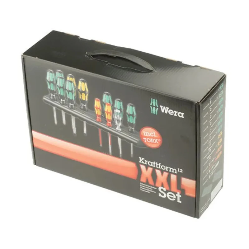 Wera Phillips, Pozidriv, Slotted, Torx Screwdriver Set, 12-Piece, VDE Approved 05051011001