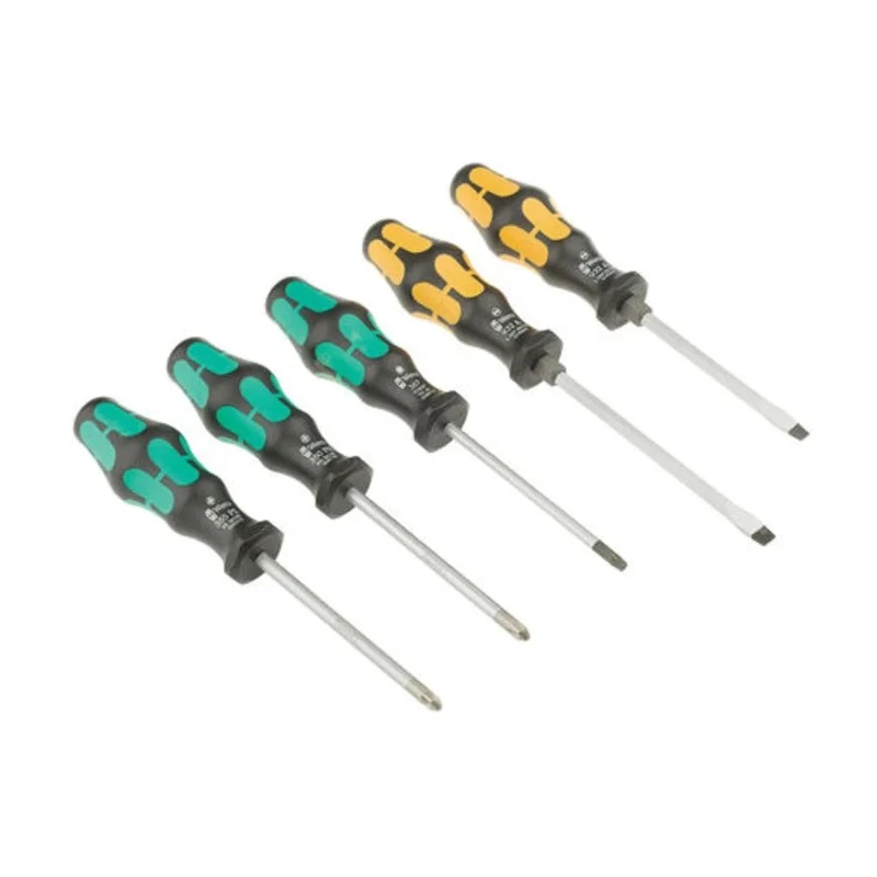 Wera Phillips, Pozidriv, Slotted, Torx Screwdriver Set, 12-Piece, VDE Approved 05051011001