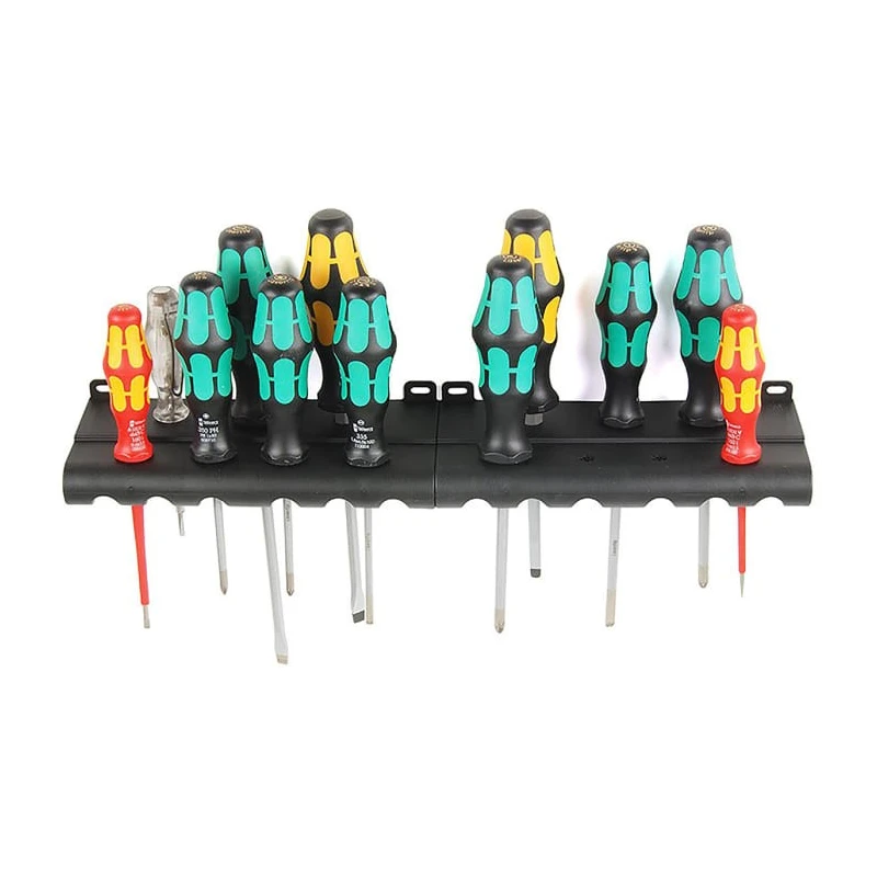 Wera Phillips, Pozidriv, Slotted, Torx Screwdriver Set, 12-Piece, VDE Approved 05051011001
