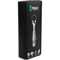 Wera Zyklop 1/4 in Ratchet with Ratchet Handle, Steel, 87mm Overall Length, Hex Drive Type, 126g Lightweight 05073230001
