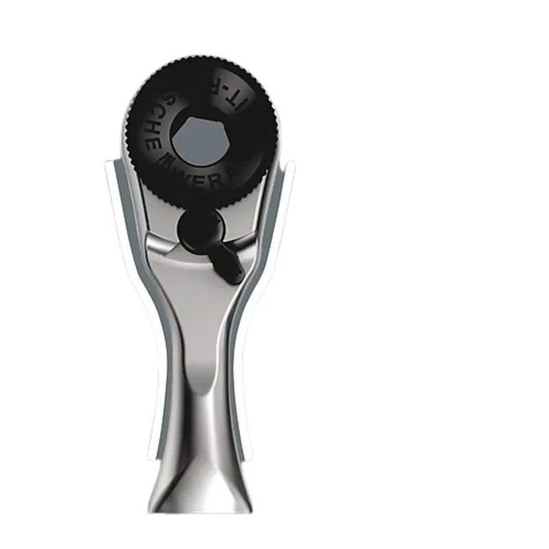 Wera Zyklop 1/4 in Ratchet with Ratchet Handle, Steel, 87mm Overall Length, Hex Drive Type, 126g Lightweight 05073230001