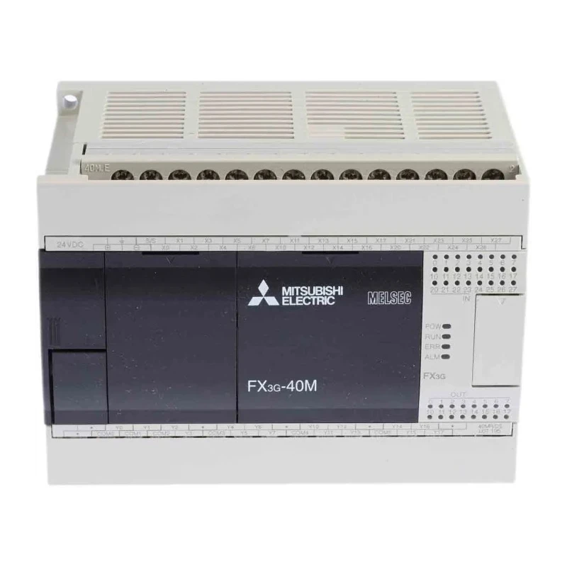 RS PRO FX3G Series Logic Module 24-Input, Sink Input, 16 Relay Outputs, 8A Contact Rating FX3G-40MR/DS