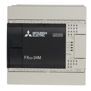 RS PRO FX3G Series Logic Module, 14-Input Sink Input, 10 Relay Outputs, 8A Contact Rating FX3G-24MR/ES
