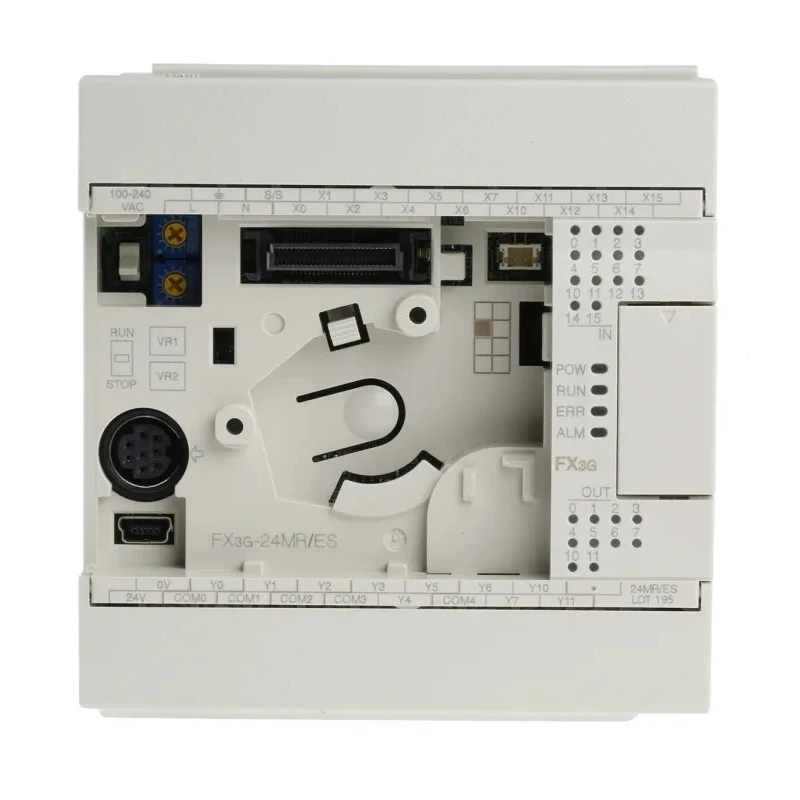 RS PRO FX3G Series Logic Module, 14-Input Sink Input, 10 Relay Outputs, 8A Contact Rating FX3G-24MR/ES