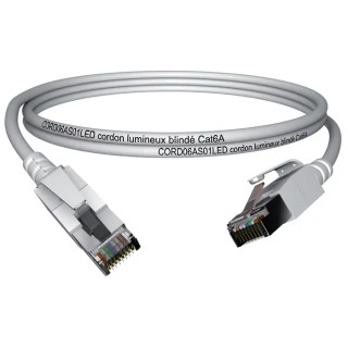 Multimedia Connect MMC Shielded Screened Cat6a Ethernet Cable 3 m Low Smoke Zero Halogen Grey 