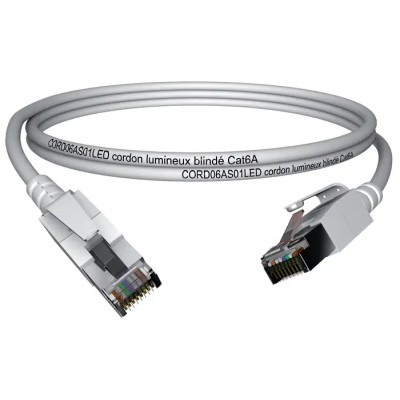 Multimedia Connect MMC Shielded Screened Cat6a Ethernet Cable 3 m Low Smoke Zero Halogen Grey 