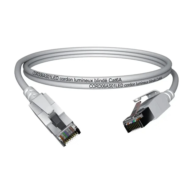 Multimedia Connect MMC Shielded Screened Cat6a Ethernet Cable 3 m Low Smoke Zero Halogen Grey 