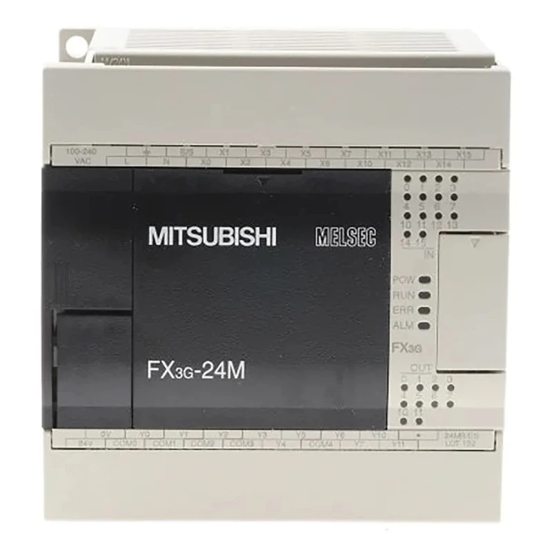 Mitsubishi Electric FX3G Series Logic Module, 14-Input Sink Input, 10 Transistor Outputs, 12-24V DC, DIN Rail Mount 