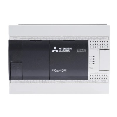 RS PRO FX3G Series Logic Module 24-Input Sink Input 16 Relay Outputs 8A Output Current Ladder Logic FX3G-40MR-ES