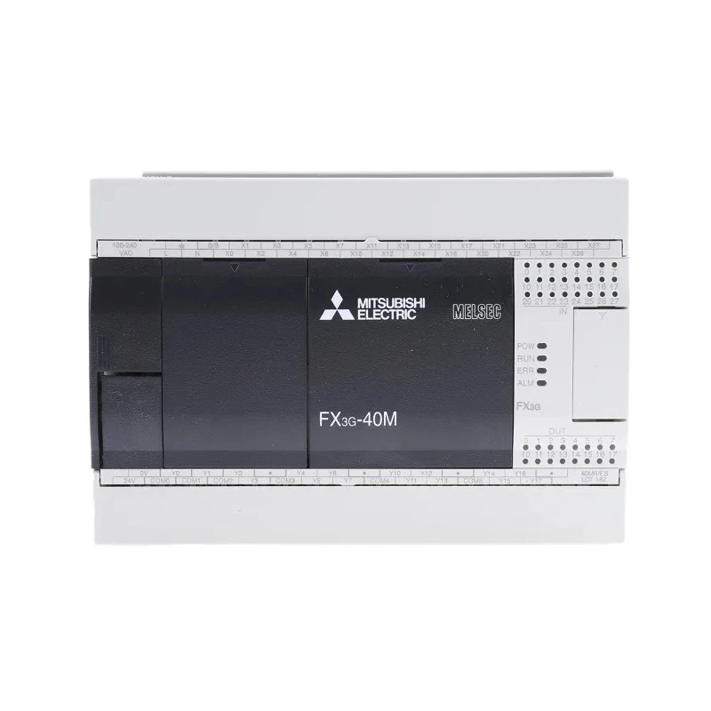 RS PRO FX3G Series Logic Module 24-Input Sink Input 16 Relay Outputs 8A Output Current Ladder Logic FX3G-40MR-ES