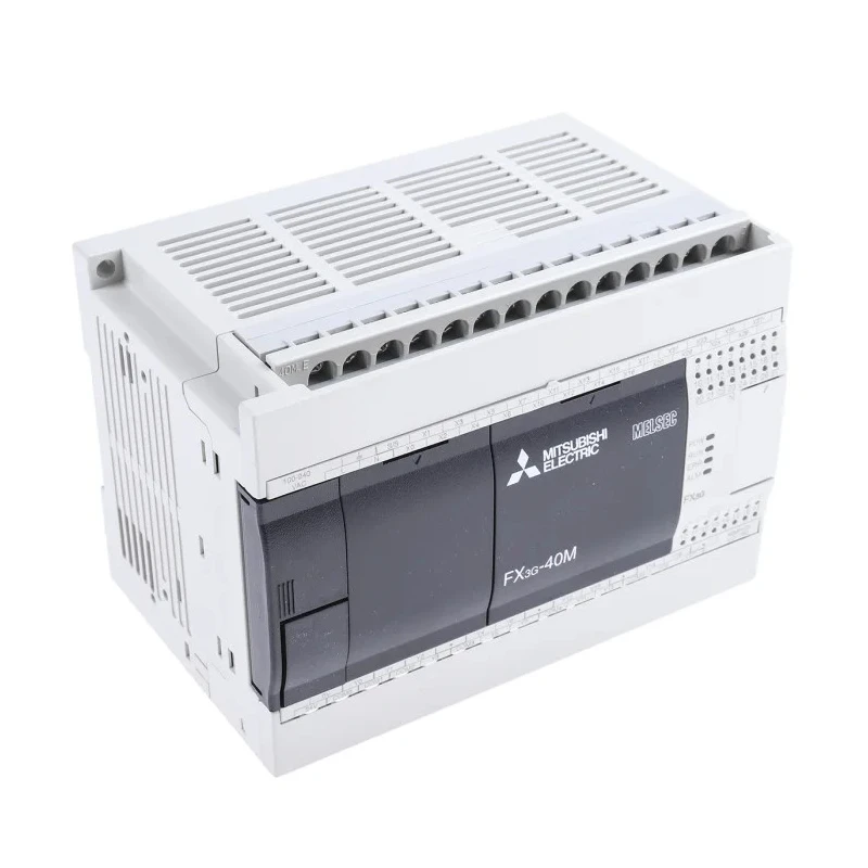RS PRO FX3G Series Logic Module 24-Input Sink Input 16 Relay Outputs 8A Output Current Ladder Logic FX3G-40MR-ES