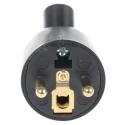 Legrand 16A 250V France Mains Connector Black Cable Polymer Screw 0 504 28