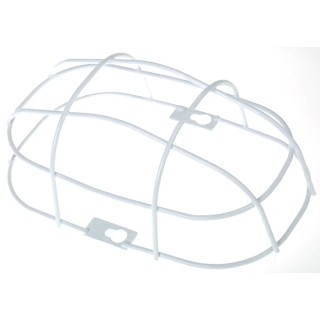 Legrand Round Oval Bulkhead Light Cage Lamp, Metal Housing, IP55, Model 