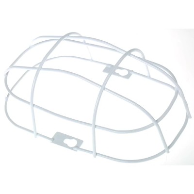 Legrand Round Oval Bulkhead Light Cage Lamp, Metal Housing, IP55, Model 