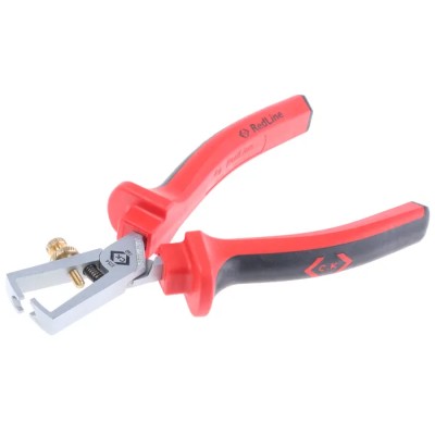CK Wire Stripper 0.3 To 5 mm Stripping Range, 160mm Overall Length, Ergonomic Non-Slip Soft Grip T3754