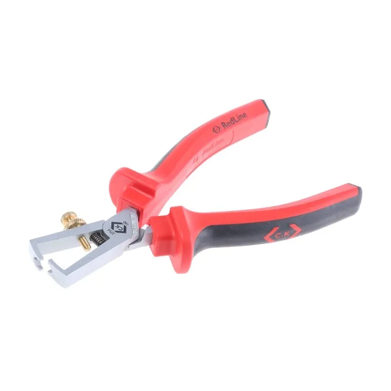 CK Wire Stripper 0.3 To 5 mm Stripping Range, 160mm Overall Length, Ergonomic Non-Slip Soft Grip T3754