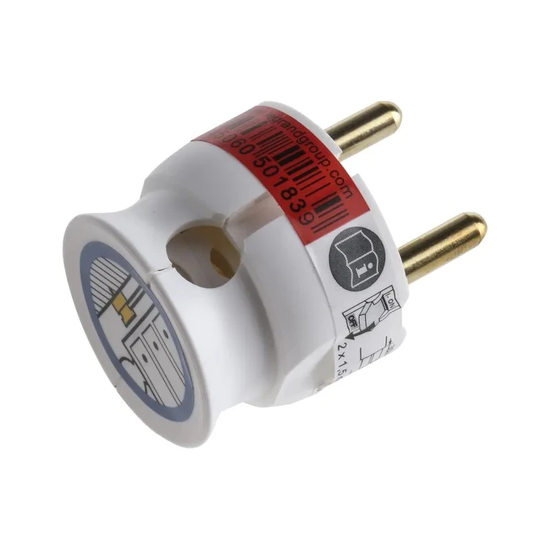 Legrand 16A 250V France Mains Connector White Cable Polymer Screw 0 501 83